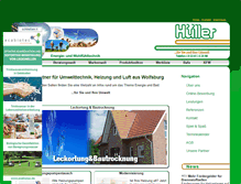 Tablet Screenshot of hueller-gmbh.de